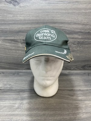 Dublin Ireland Irish Drinking Team Hat Cap Olive Green Bottle Opener Embroidered