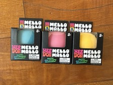 NeeDoh Mello Mallo Squishy Stress Fidget Color Changing Marshmallow Set Of 3