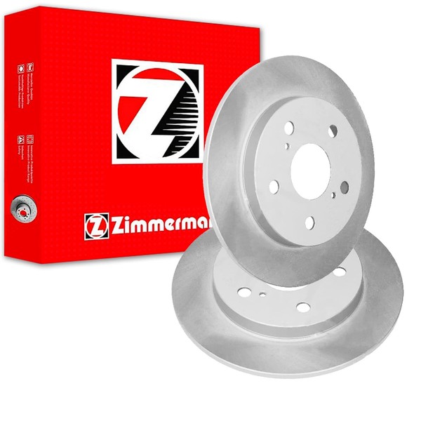 2X Zimmermann Coat Z Bremsscheiben 290Mm Voll Hinten Passend FÜR Toyota Avensis-image