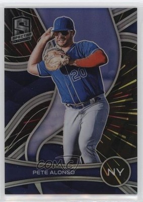2022 Panini Chronicles Spectra Hyper Prizm /75 Pete Alonso #65 o7m