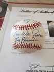 Dodger Greats Autographed Signed Baseball Ball PSA COA Lasorda Koufax Reese  — photo 1