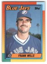 Frank Wills 1990 Topps Traded Baseball #129T Toronto Blue Jays