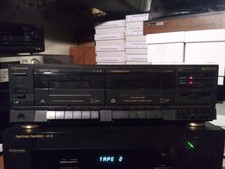 Used Non-Working RARE Gerrard CTD-852 Dual Cassette Deck for Parts or Repair