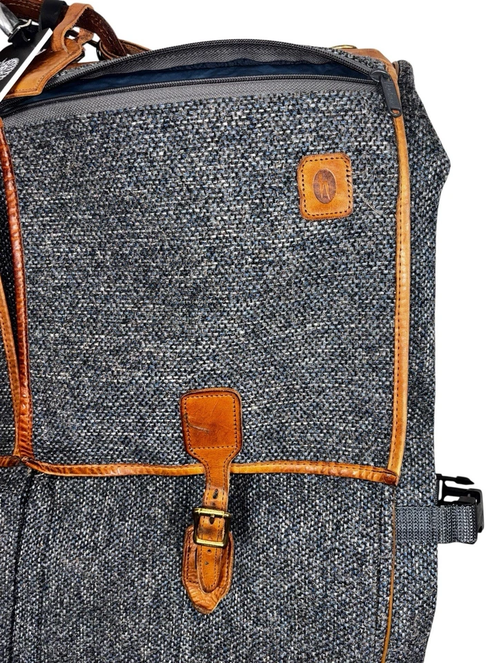 Vintage Hartmann Mens Tweed Belting Leather Mobile Traveler Classic Garment Bag - Image 2 of 4