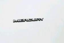 MERCURY REAR TRUNK LID CHROME EMBLEM SYMBOL LOGO BADGE OEM