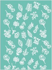 Embossing Folder Garden  Flower Design for Scrapbooking  Crafting 15x20cm