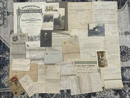 WW1 WWI US Army Military Solider GI Grouping 16th Infantry Division AEF WOUNDED