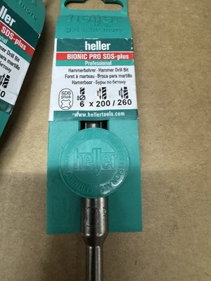Heller Bionic Pro SDS plus Hammerbohrer 6 mm x 260 mm 2 schneidig  Neu !