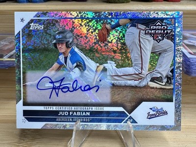 162/199 Jud Fabian Sparkle Foil Auto 2023 Topps Pro Debut #PD-17