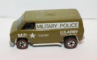 1974 Hot Wheels Redline Flying Colors Olive U.S. Army Military Police Van ~ NICE