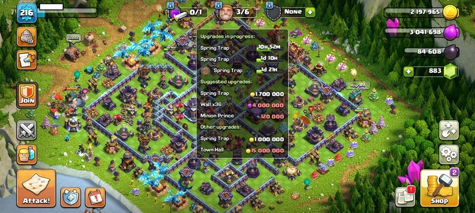 TH15 FULLY MAX🔥🔥🔥90/90/54/65/40 HEROES, 7 EPIC EQUIPMENT with HIGH LEVEL 🤩🤩 - Image 2 of 4
