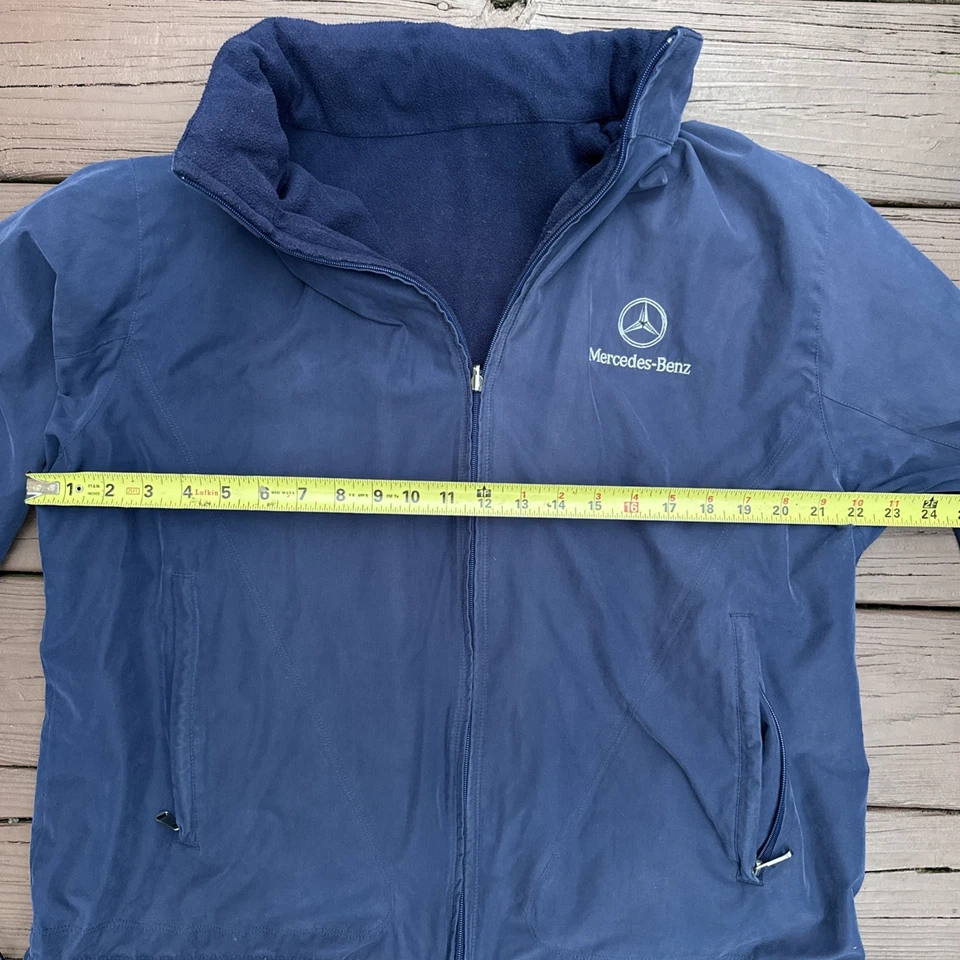 Mercedes-Benz One Millionth AL Vehicle Jacket Windbreaker Mens Large Reversible - Image 3 of 4