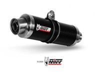 Mivv GP Silenziator Auspuff Slip-On Carbon Schwarz FüR Kawasaki Z750 R 2011-14