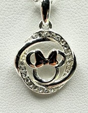 Disney Minnie Mouse Necklace 17 1/2  