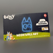 Bluey Character Head-Shaped LED Neon Wall Light Sign