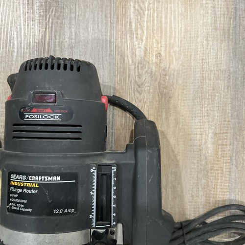 Sears/Craftsman Industrial 2hp Plunge Router 220000 RPM 12 Amp - Picture 3 of 19
