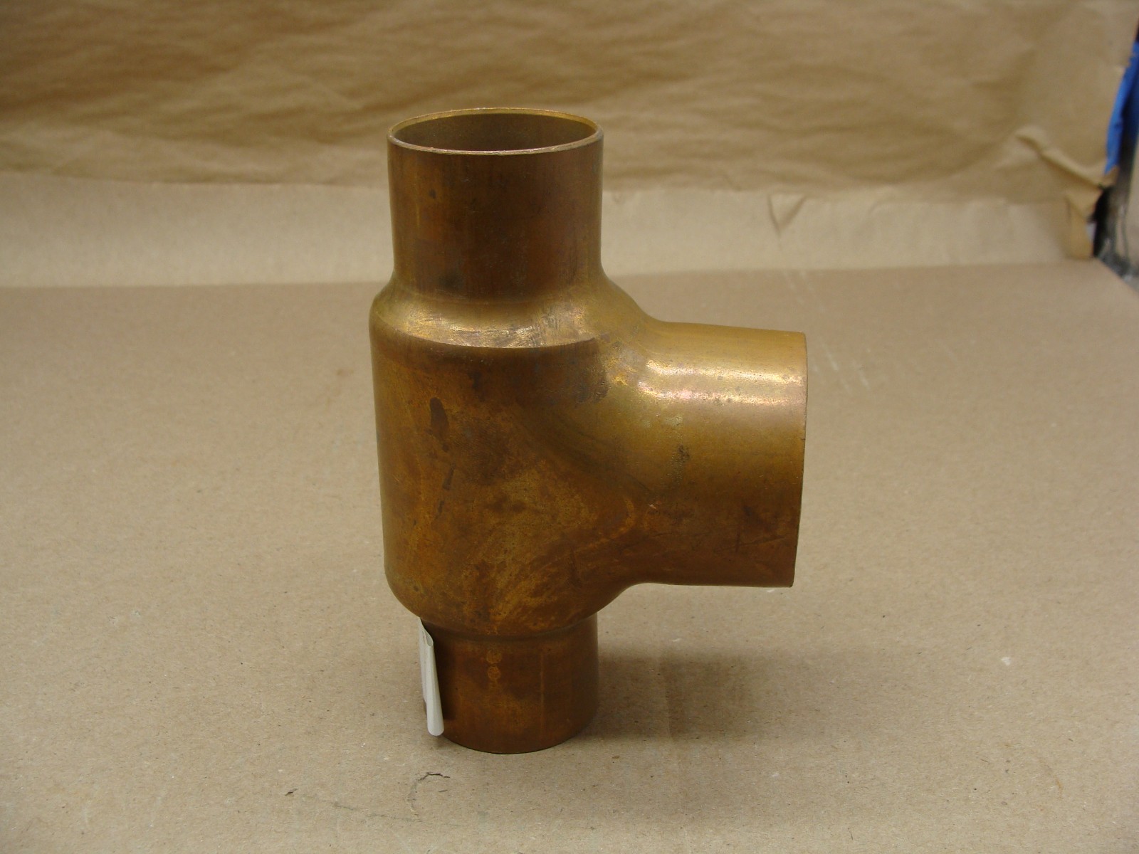 1-1/2" X 1-1/2" X 2" COPPER SWEAT TEE FITTING