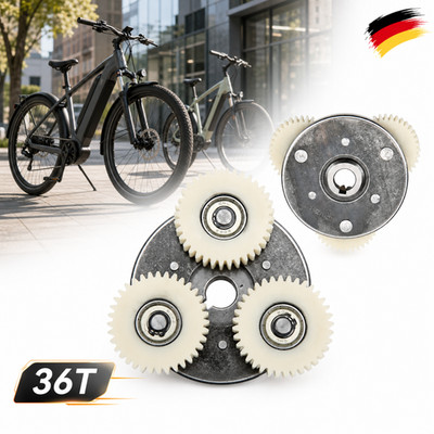 36T Zahnrad mit Kupplung Radnabenmotor Elektrofahrrad 500W 750W für Bafang Motor