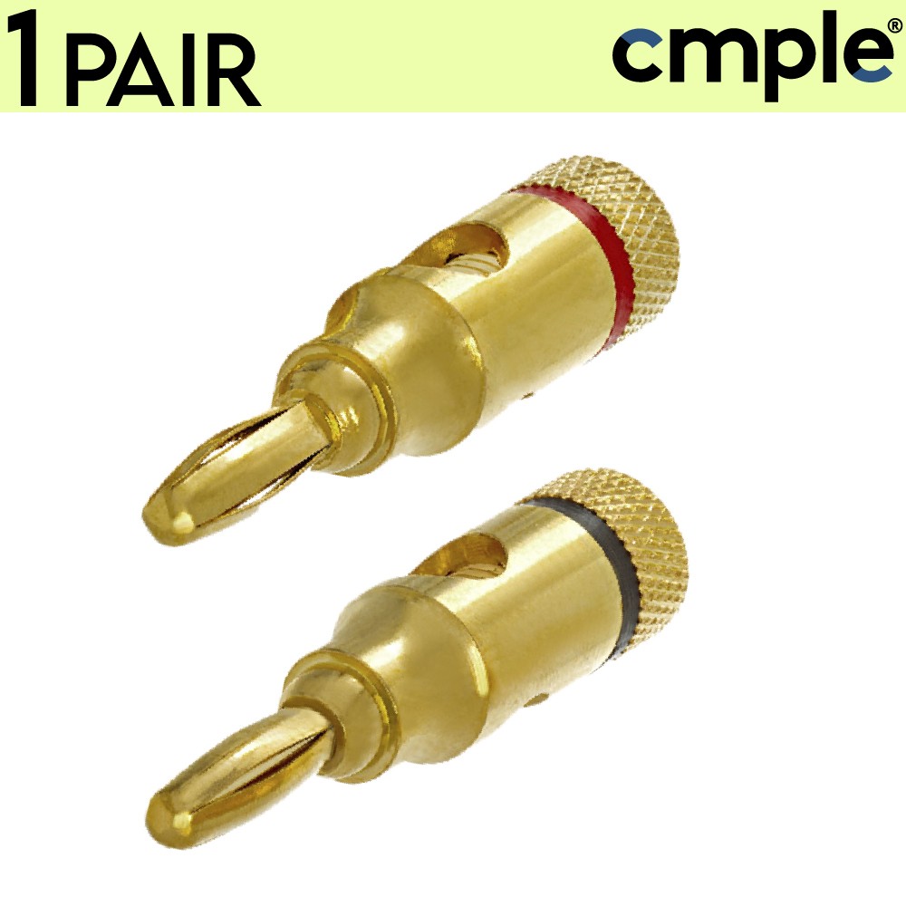 Speaker Cable Banana Plug Connector Home Theater Speaker Wire Connector LOT