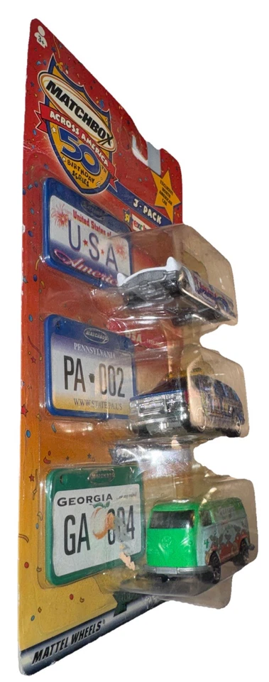Лот из 3 спичечных коробок по всей Америке 50-й день рождения США, Пенсильвания и Джорджия новый - Изображение 4 из 4