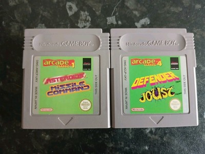 Arcade Classics 1 & 4 Original Gameboy Spiele - nur Karts