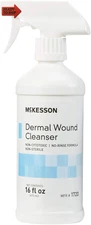 Dermal Wound Cleanser Spray, Sterile Saline First Aid Wash Solution &