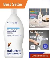 Effective Wildflower Scent Dish Soap - EWG Verified, Plant-Based, 23.7 Fl Oz