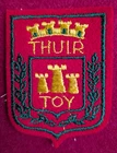 Embroidered patch, Thuir, Pyrenees Orientales (size 6.5cm x 5cm) 41