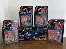Batman  The Animated Series BTAS Mezco 5 Points Joker Robin Catwoman Batmobile