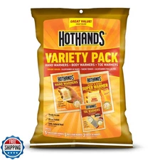 HotHands Toe, Hand, and Body Warmer Variety Pack - Long Lasting S