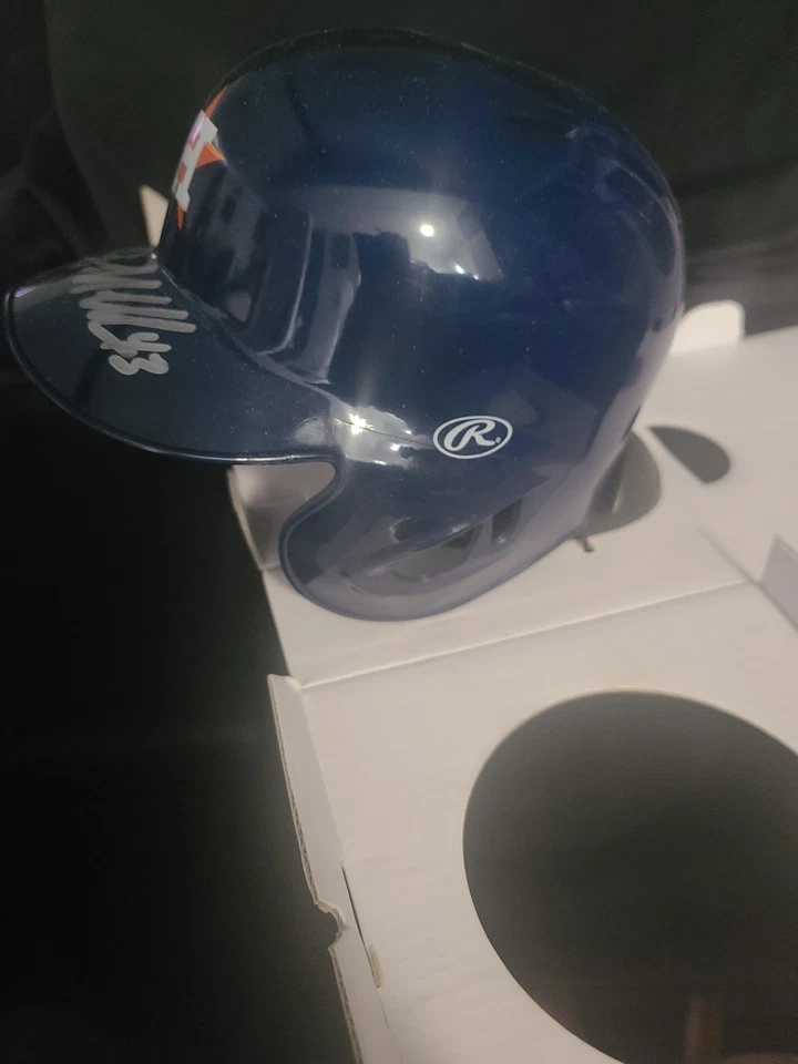 Lance McCullers Jr. Autographed Rawlings Houston Astros Mini Helmet - In Person - Image 4 of 4