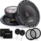 6.5-HCM Component Car Speakers, 600 Watt Pro Car Audio 4 Ohms Stereo Door Speake
