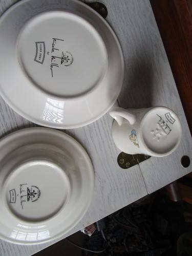 HTF NICOLE MILLER FISHES EDDY BABY PIATTO CIOTOLA E TAZZA COSÌ DOLCE - Foto 3 di 4