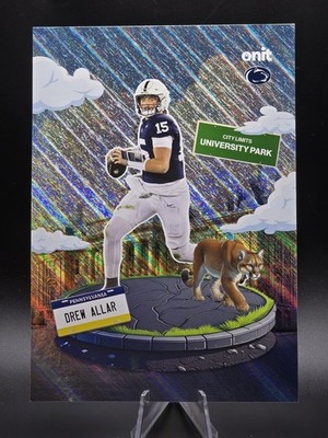 Drew Allar 2025 Onit Athlete Penn State Nittany Lions Oversized City Limits 5x7