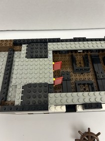 LEGO Legoland Black Sea Barracuda Pirate Ship #6285 SHIP BASE And PARTS  ONLY