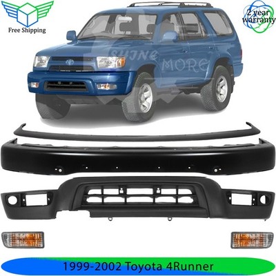 Front Bumper Paintable Steel & Lower Valance Kit For 1999-2002 Toyota 4Runner