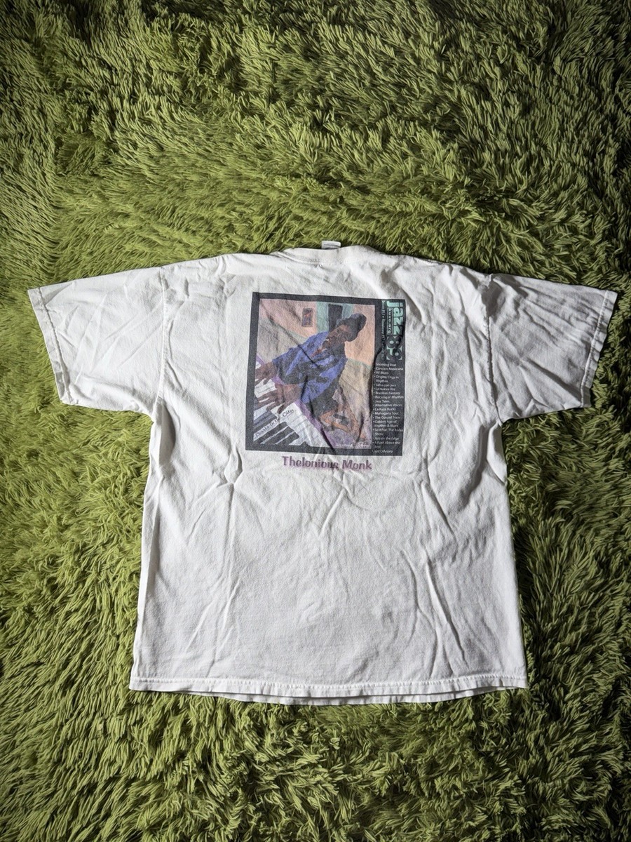 Vintage Rare Thelonious Monk Jazz Graphic T-shirt Size XL!!!! | eBay