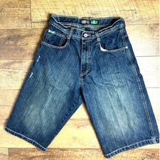 y2k jorts southpole baggy faded med wash 32" x 15"