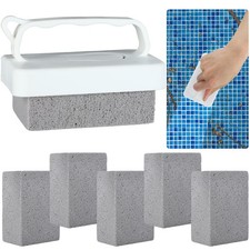 HandHeld Pumice Stones for Pool Cleaning, Spa Tile, Grout & Concrete  6 PCS