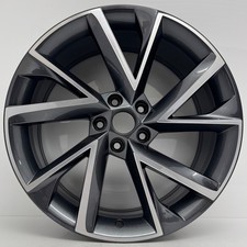 REFURBISHED SKODA SUPERB VEGA ALLOY WHEEL RIM 3V0601025AP GENUINE 19” VRS GREY