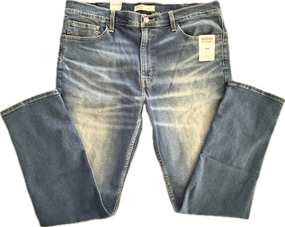 Signature by Levi Strauss Men's Slim Fit Jeans 38x32 Blue Super Flex Stretch NWT