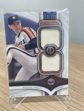 2018 Topps Tribute Nolan Ryan Tribute Double Relic /150 HOF