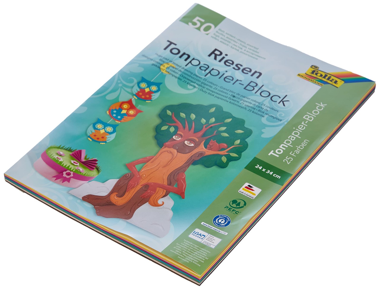 Bringmann 655 Folia Drawing Pad 50 Sheets 25 Colours