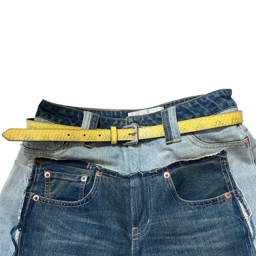 DRIES VAN NOTEN Women Scarf Python Pattern Belt L… - image 1