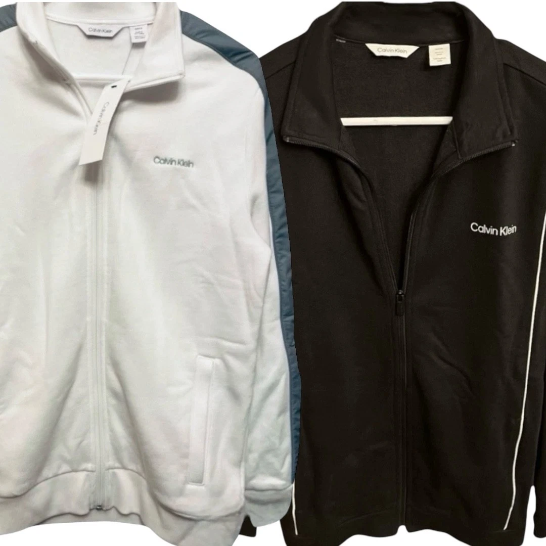 Calvin Klein Zip Up Jacket Mens SMALL Lightweight White & Gray OR Black & White
Opens in a new windo