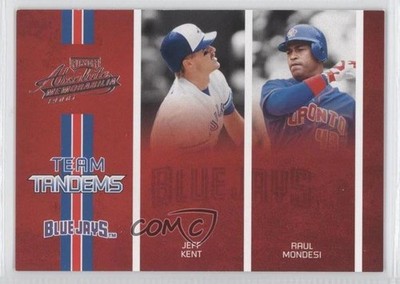 2005 Playoff Absolute Memorabilia Team Tandems 95/250 Jeff Kent Raul Mondesi 1s7