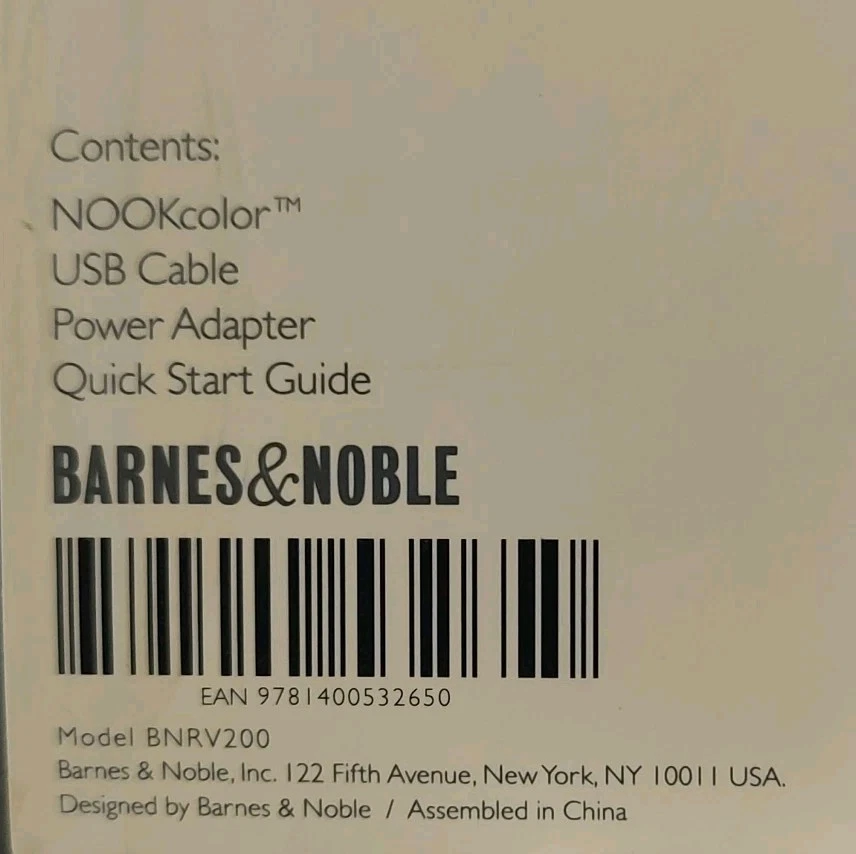 BARNES & NOBLE NOOK цвет 8GB, Wi-Fi, 7 дюймов - черный - Изображение 3 из 4