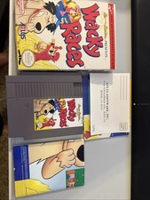 Wacky Races Nintendo NES! CIB! Complete In Box! RARE! Stickers On Box