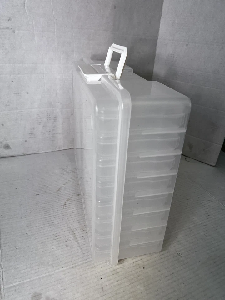 Storage Large Photo And Craft Keeper Holds 4"x6" Photos 16 Cases CLEAR - Image 3 of 4