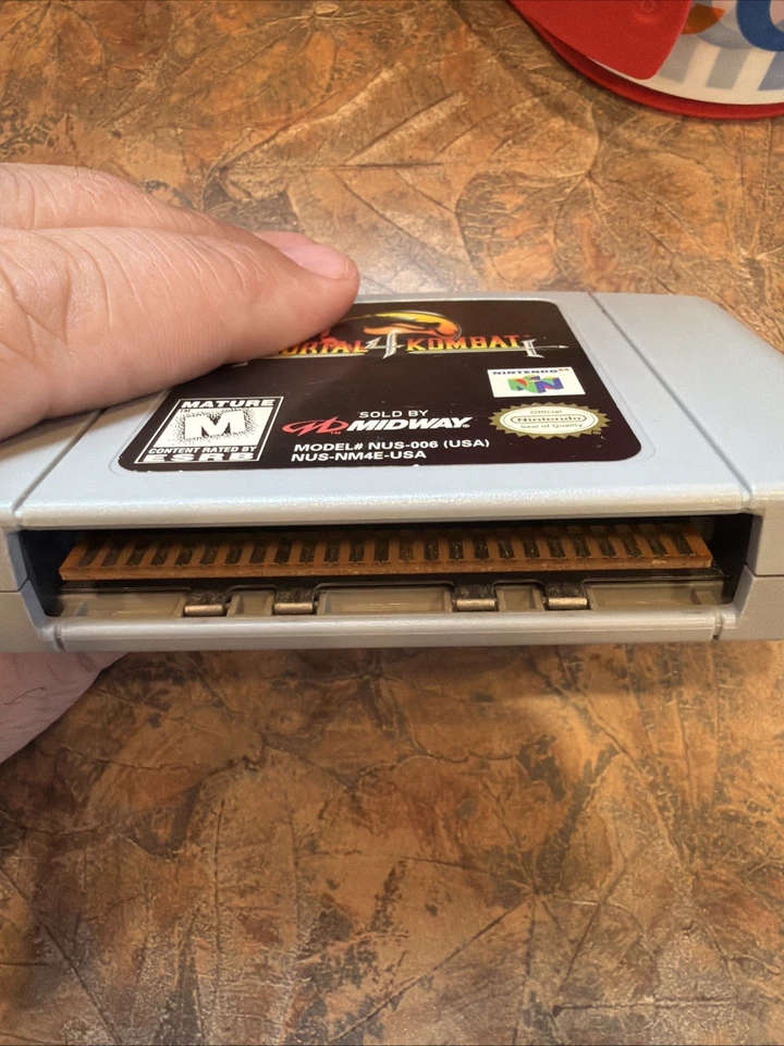 MORTAL KOMBAT 4 (Nintendo 64) N64 Authentic Cartridge Only - Tested - Image 3 of 3